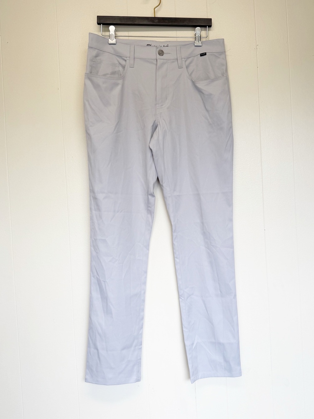 TRAVIS MATHEW Light Gray Men's Chinos 32